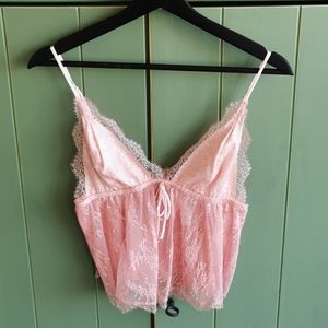 Victoria's secret lace lingerie tank camisole top
